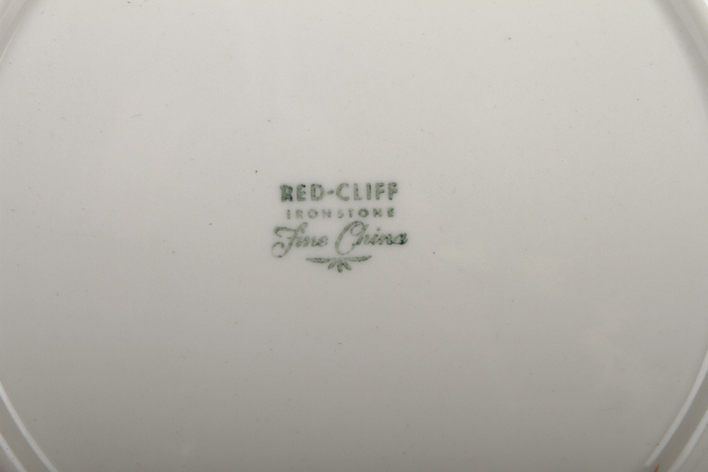 RedCliff Ironstone Pottery Dinnerware Set EBTH