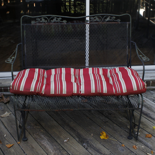 Wrought Iron Glider Bench EBTH