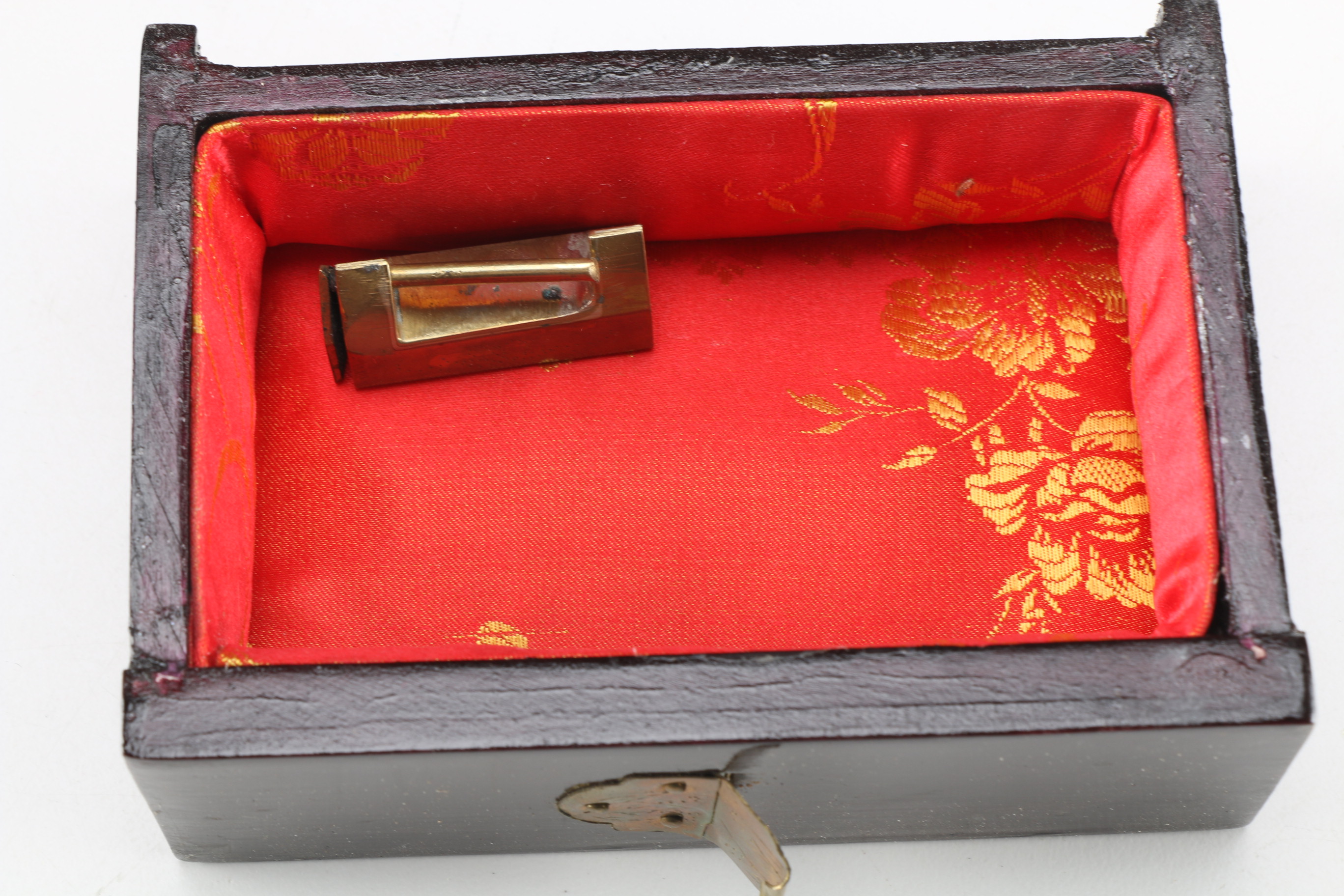 Chinese Wooden Jewelry Box EBTH