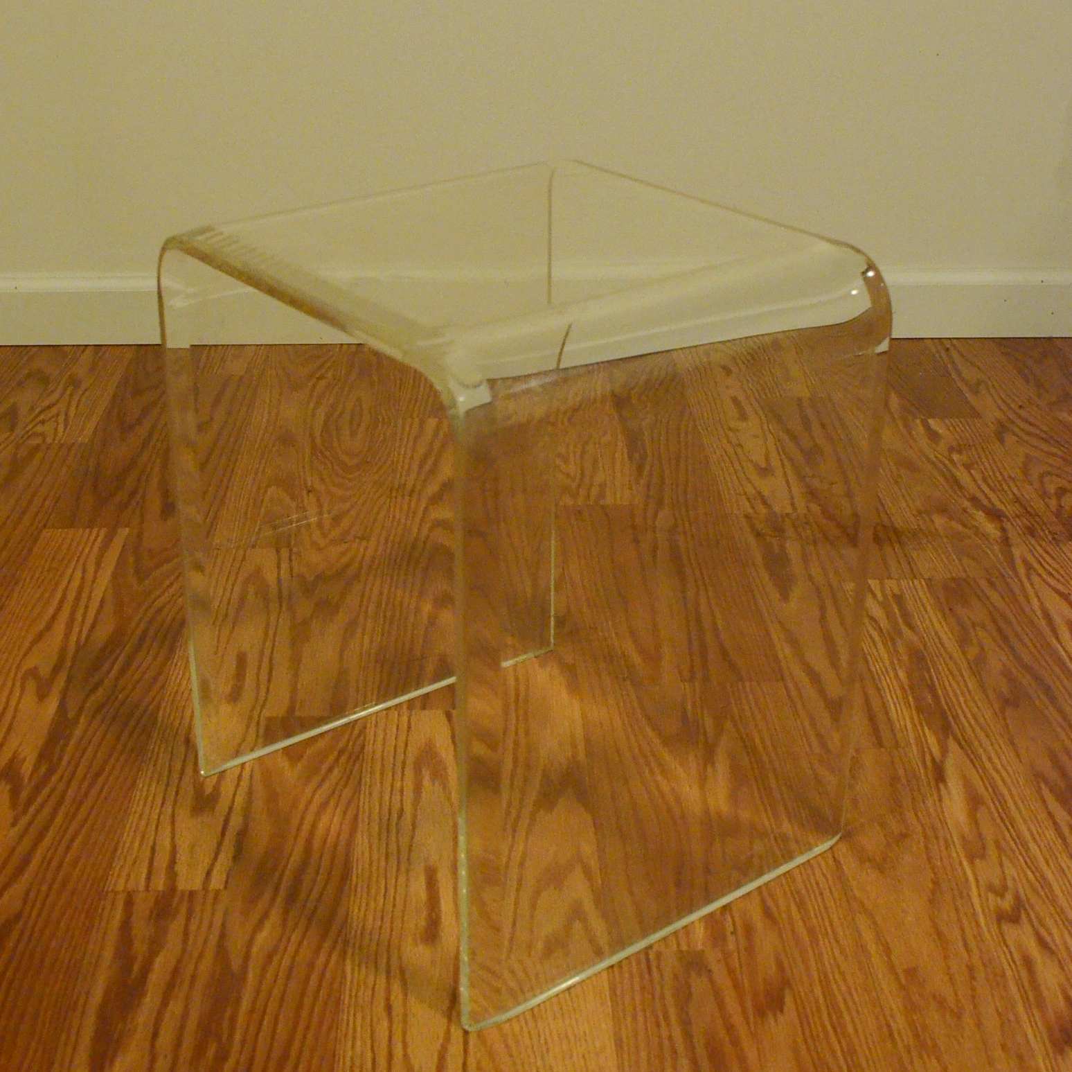 Three Lucite End Tables EBTH