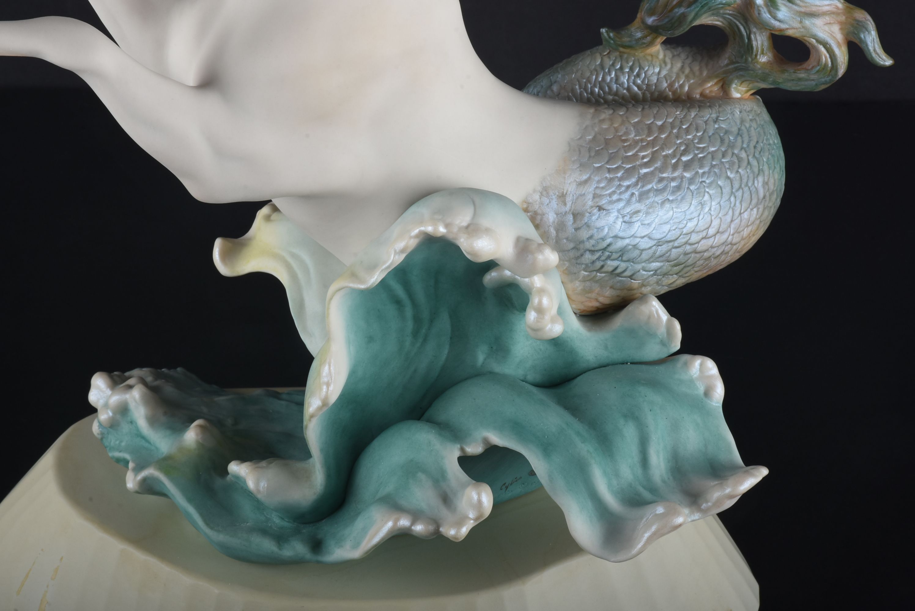 Cybis Porcelain "Sea King's Steed" Hippocampus Figurine EBTH