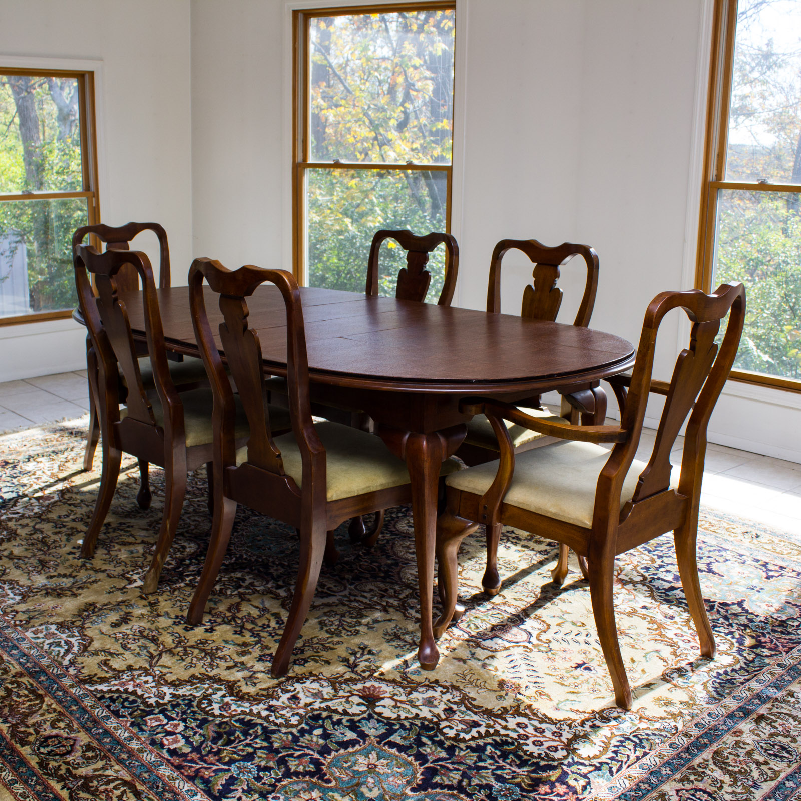 Cherry Dining Table and Chairs | EBTH