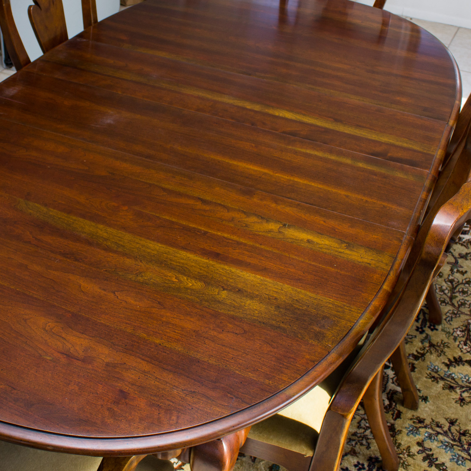 Cherry Dining Table and Chairs | EBTH