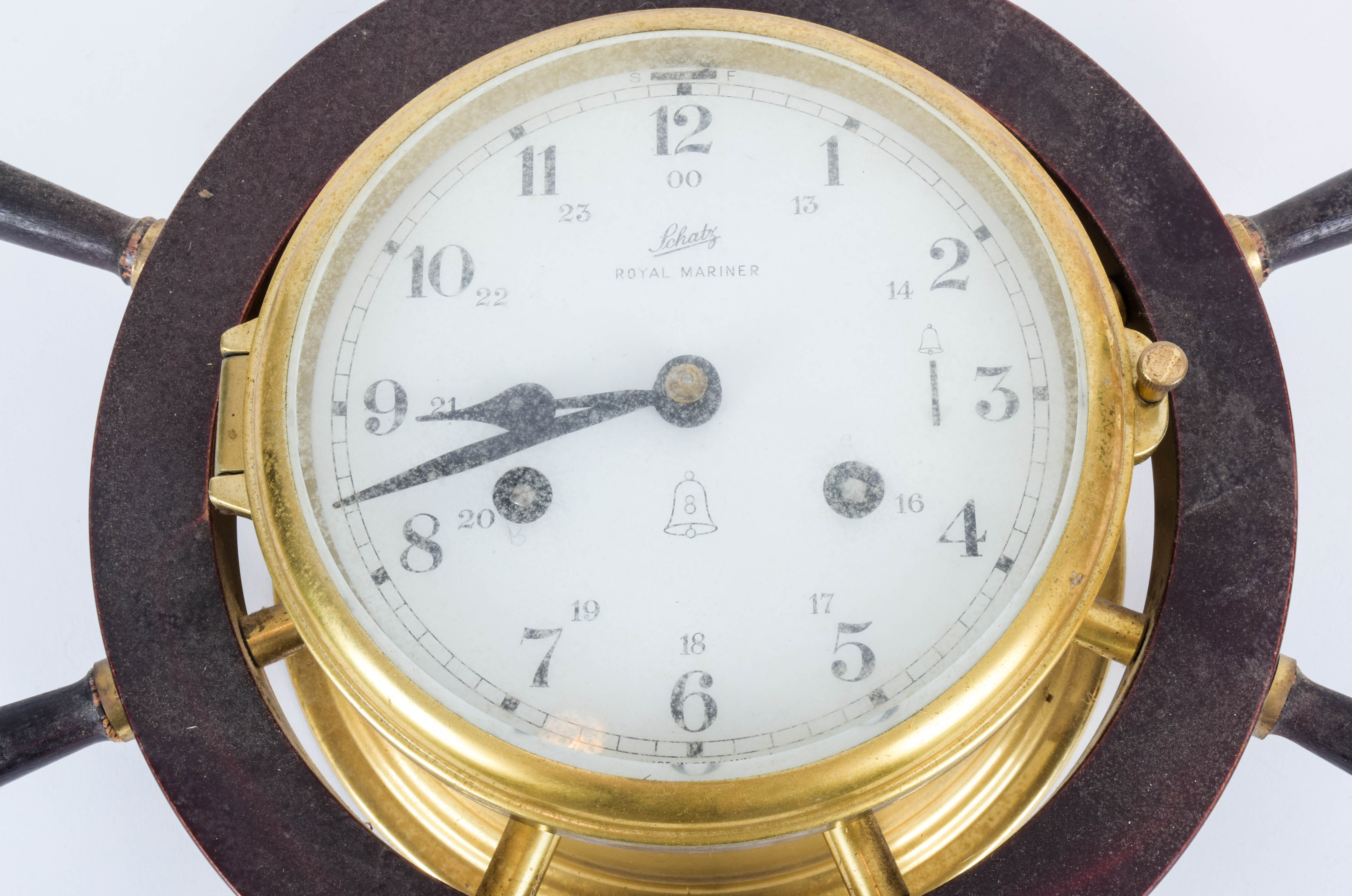 Schatz Royal Mariner Ship's Bell Clock EBTH