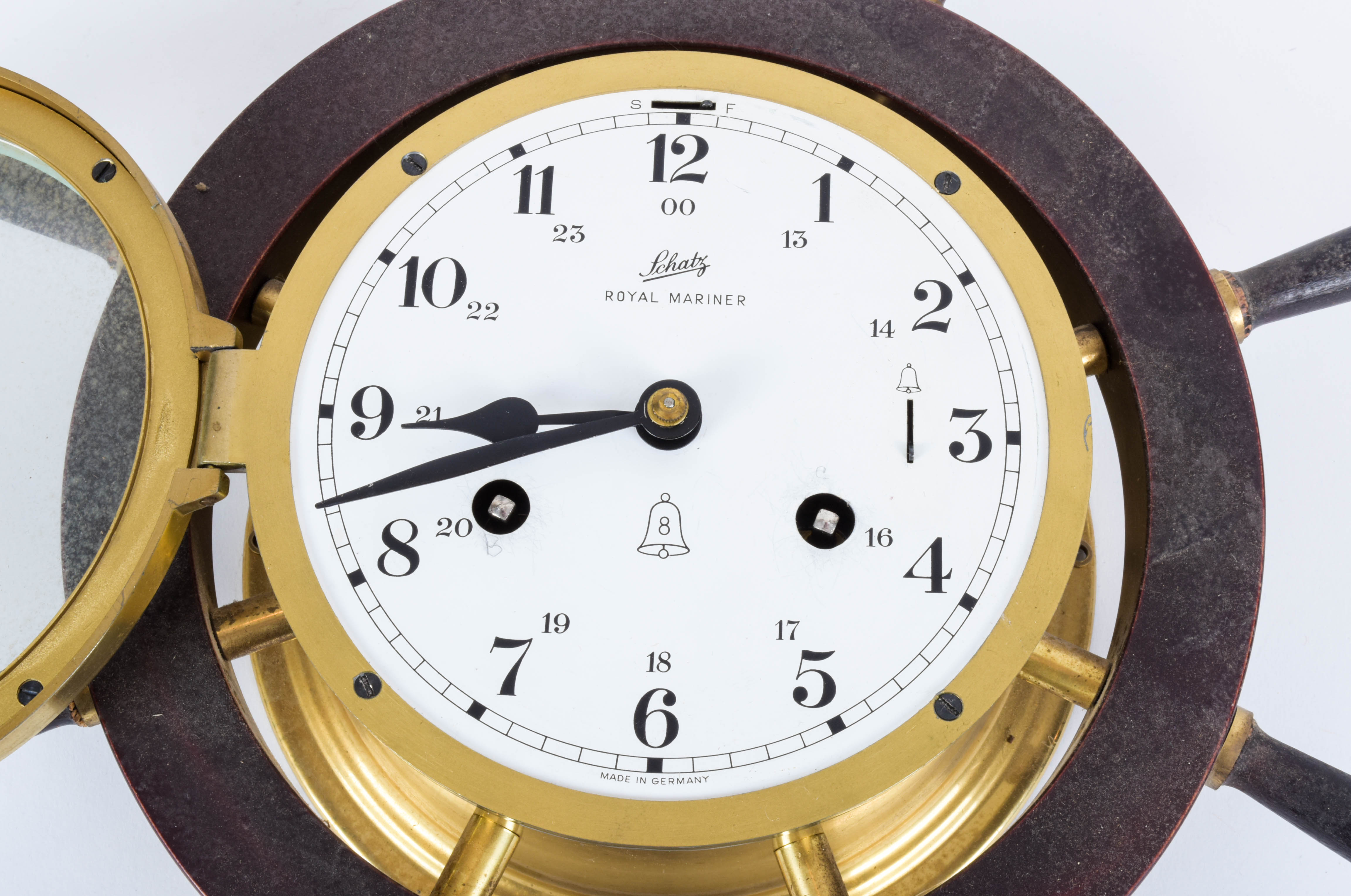 Schatz Royal Mariner Ship's Bell Clock EBTH
