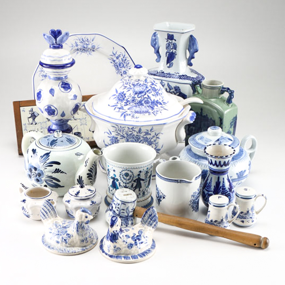 Delft Blue and Delft Reproduction Kitchenware | EBTH