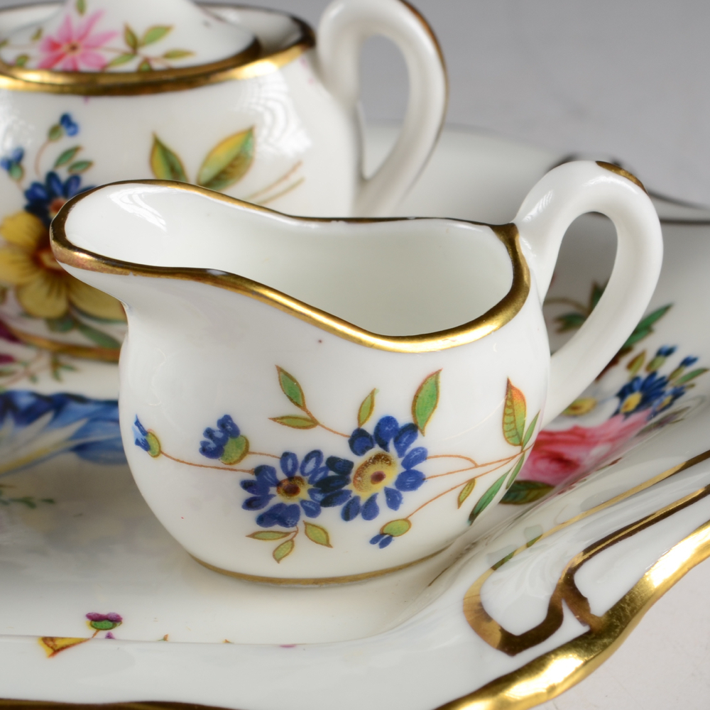 Hammersley Spode Miniature Tea Set EBTH