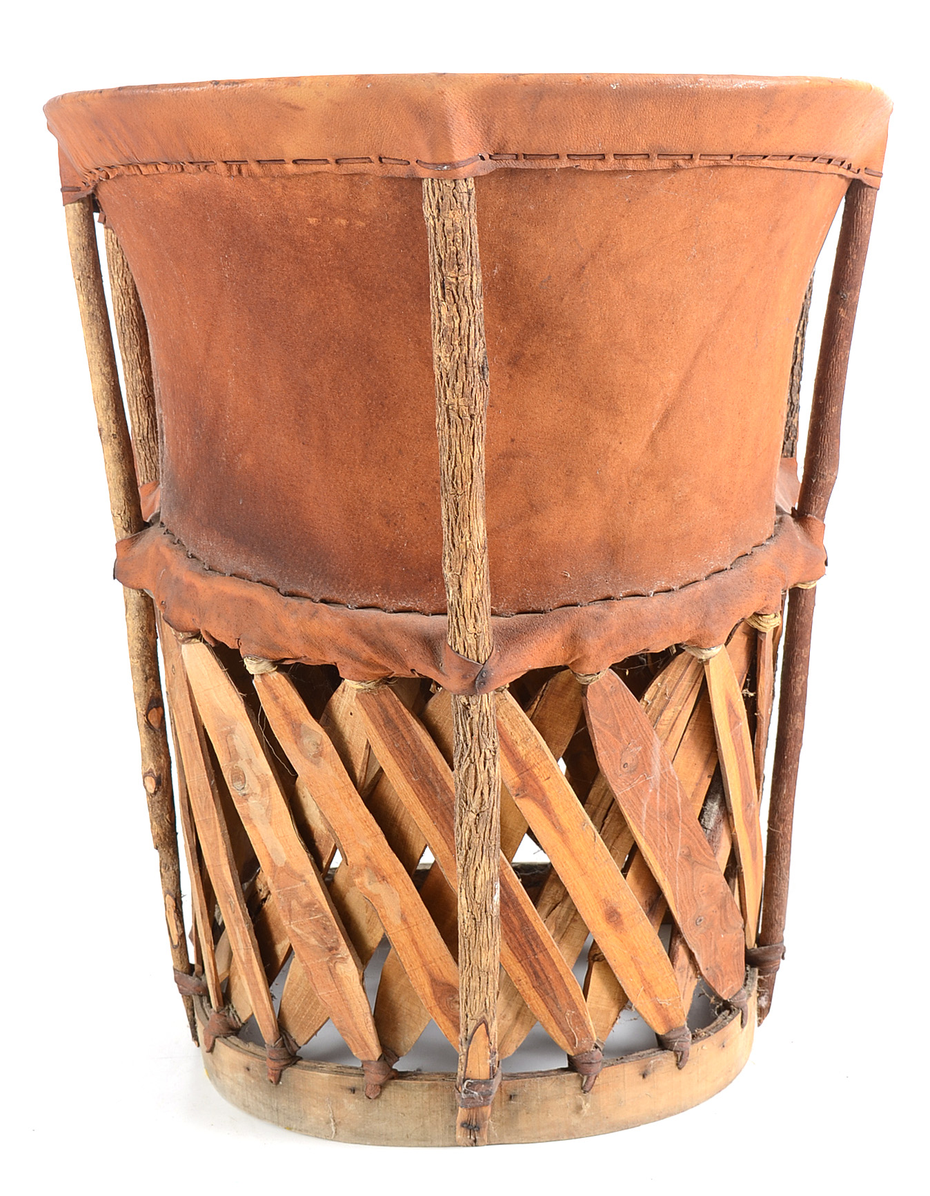 Traditional Mexican Equipale Barrel Chairs EBTH