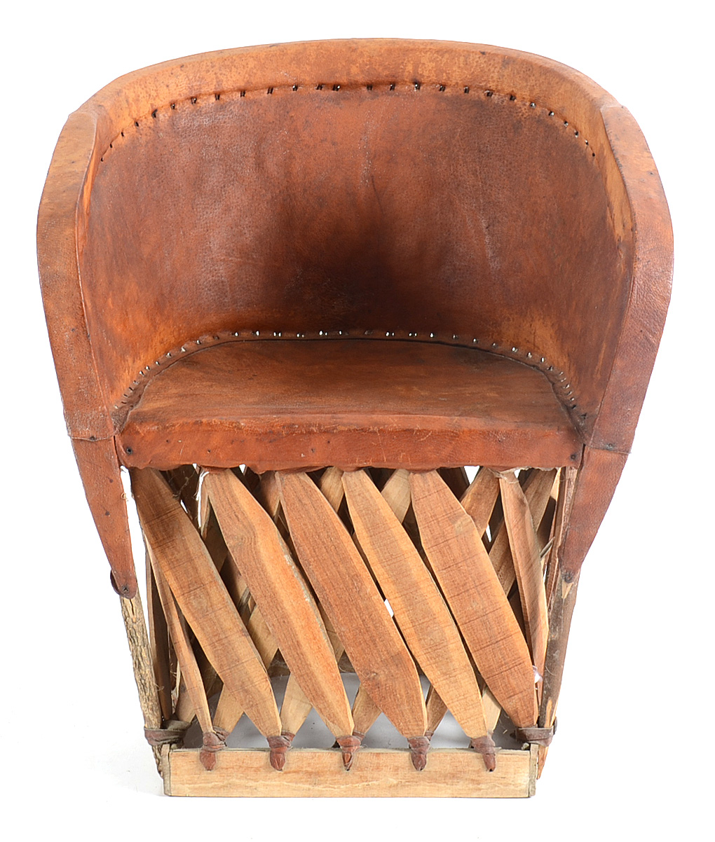 Traditional Mexican Equipale Barrel Chairs EBTH