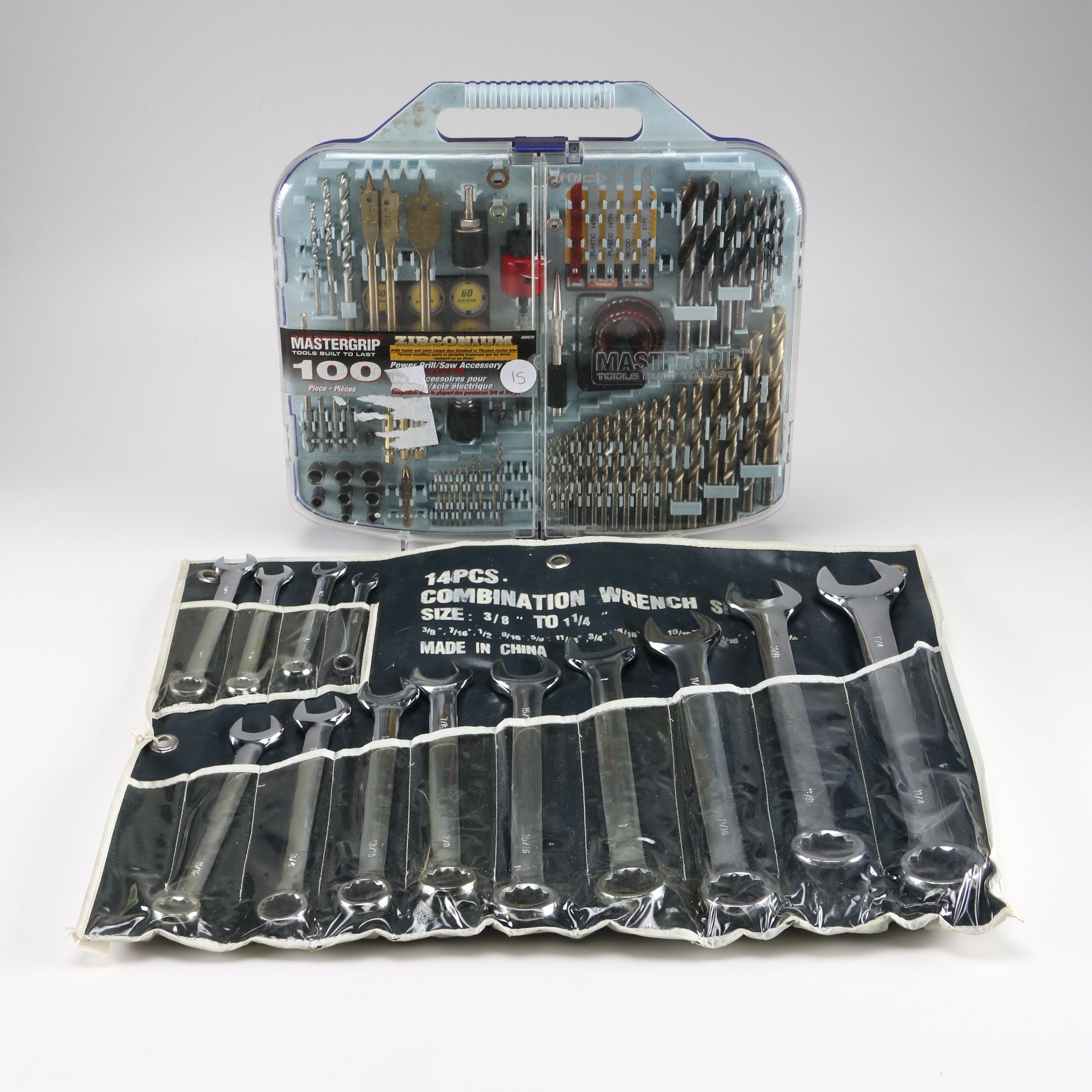 Mastergrip Power Drill Accessory Kit and Wrench Set EBTH