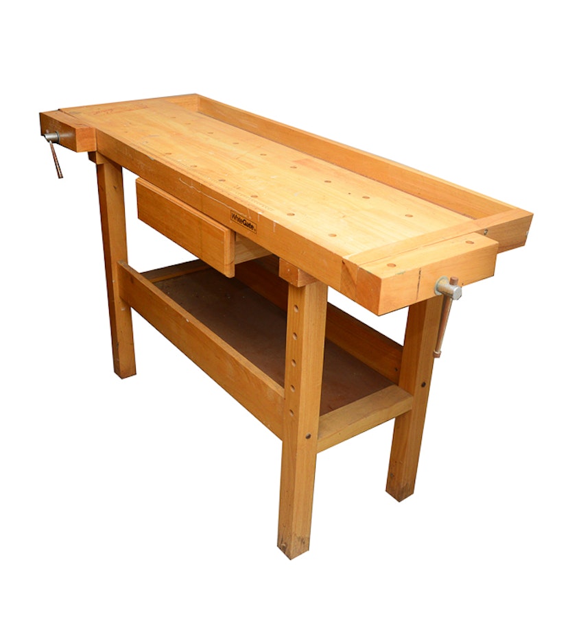 WhiteGate Wood Workshop Table EBTH