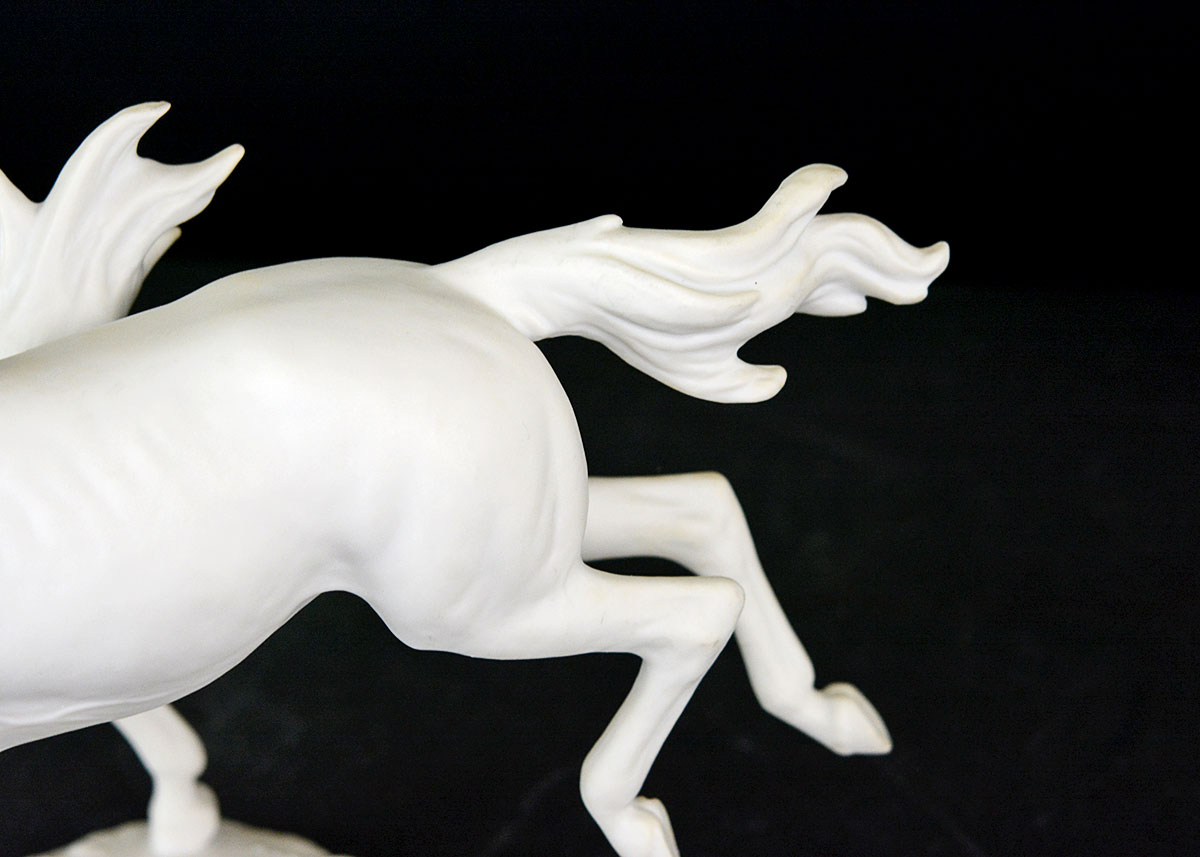 Kaiser Germany Bisque Porcelain Figurine "Two Horses" EBTH