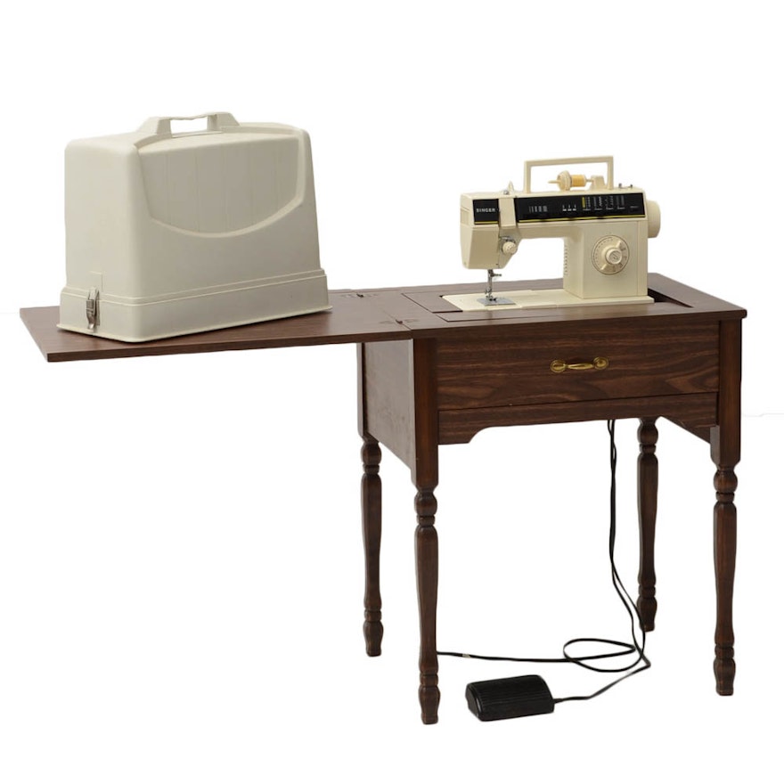 Singer 6215 C Heavy Duty Free Arm Portable Sewing Machine With