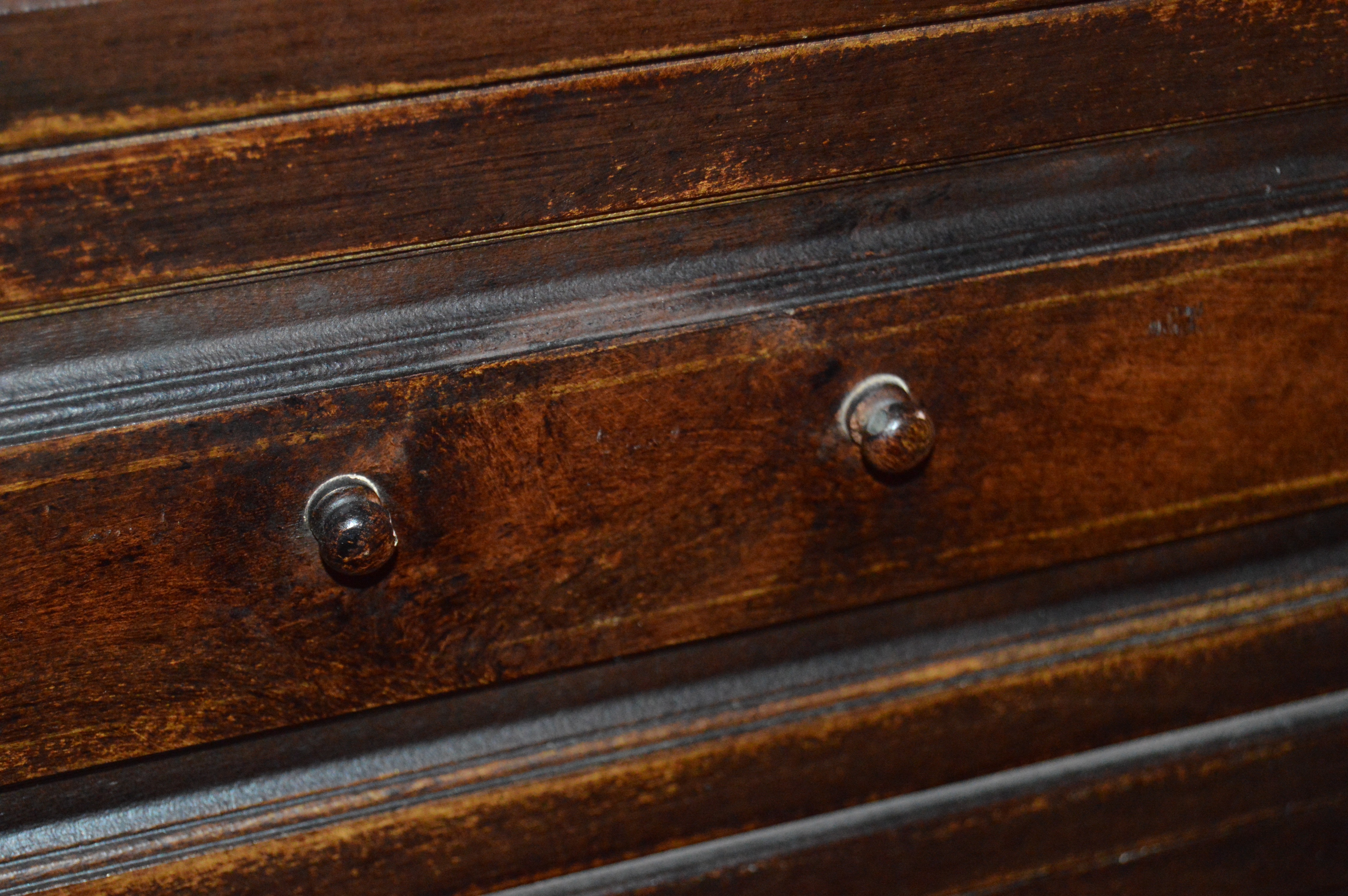 Stenciled Wood Armoire EBTH