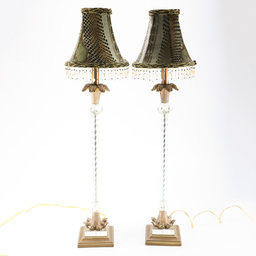 Pair Of Alexander John Table Lamps Ebth Pair Of Alexander John Table Lamps