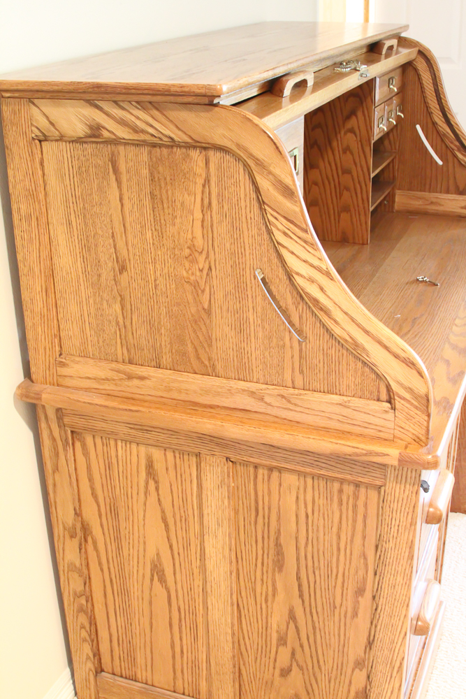 Late 20th Century Roll Top Desk by Eagle Craft EBTH