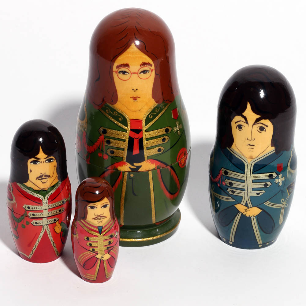 beatles russian nesting dolls