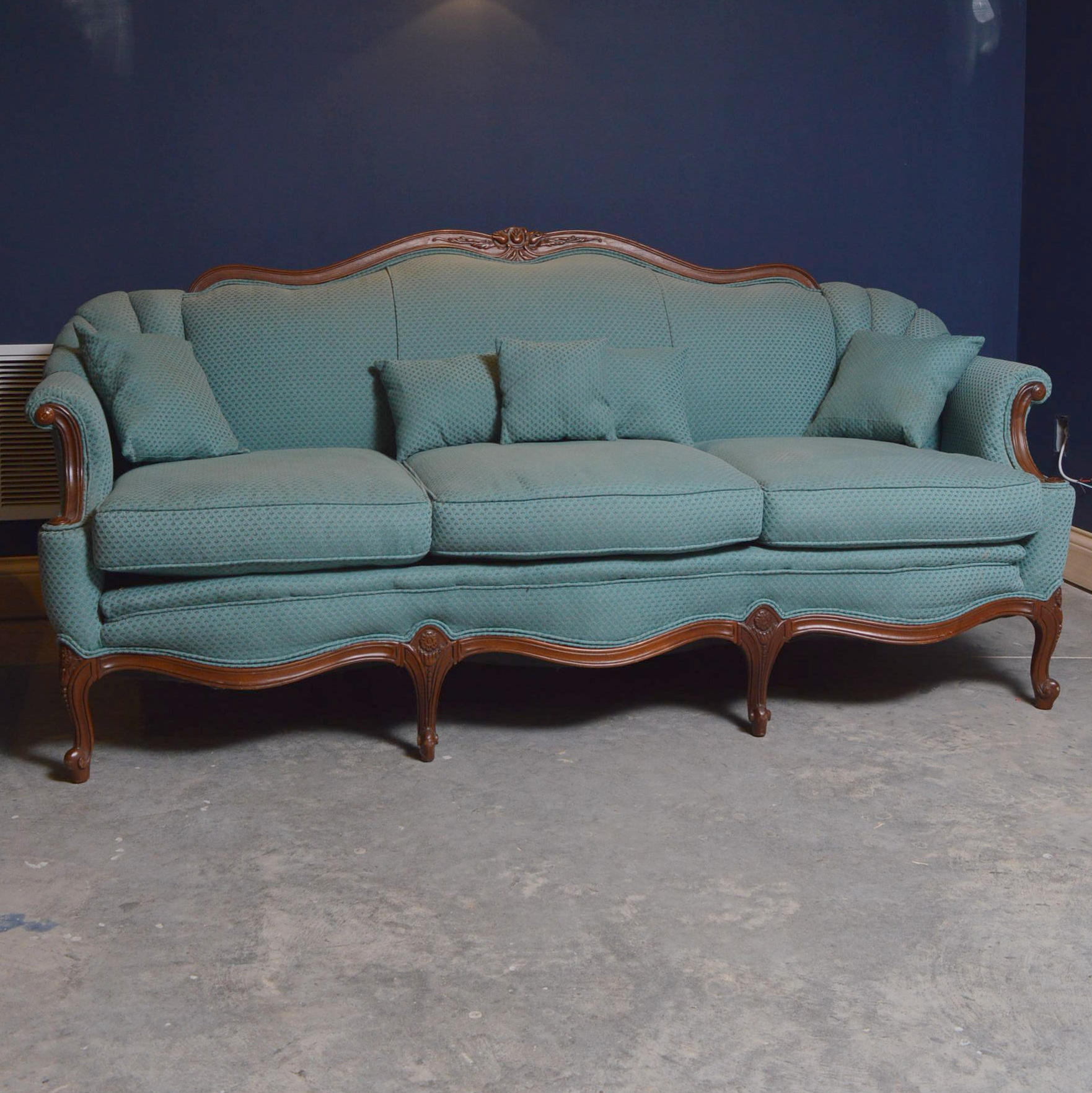 Victorian Style Upholstered Sofa EBTH