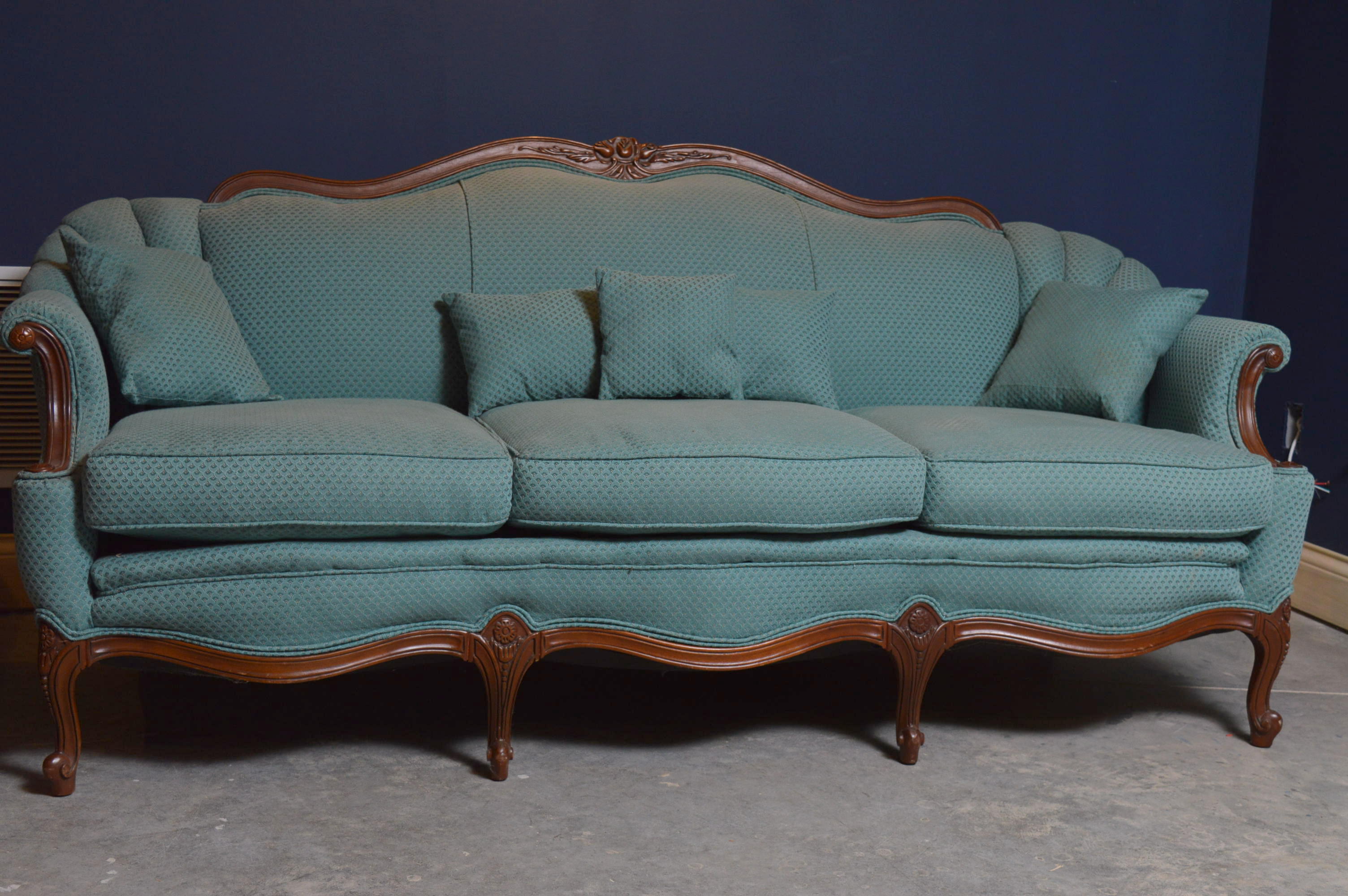 Victorian Style Upholstered Sofa EBTH