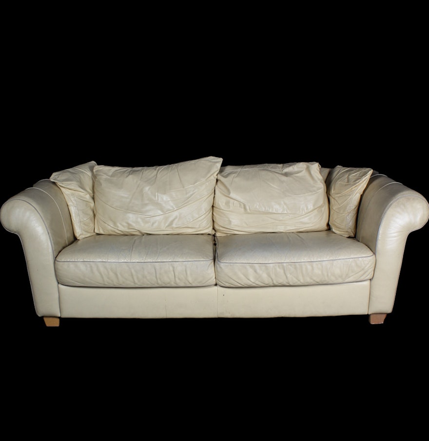 Pale Yellow Leather Couch Pale Yellow Leather Couch