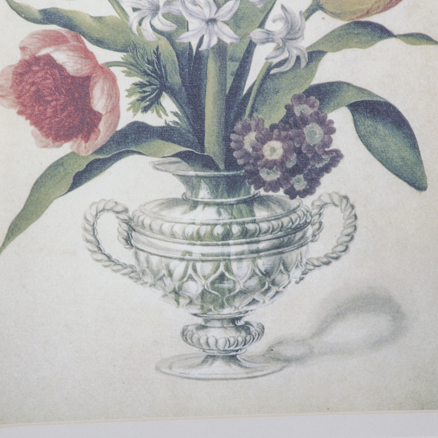 Coordinating Floral Prints in Gold Tone Frames EBTH