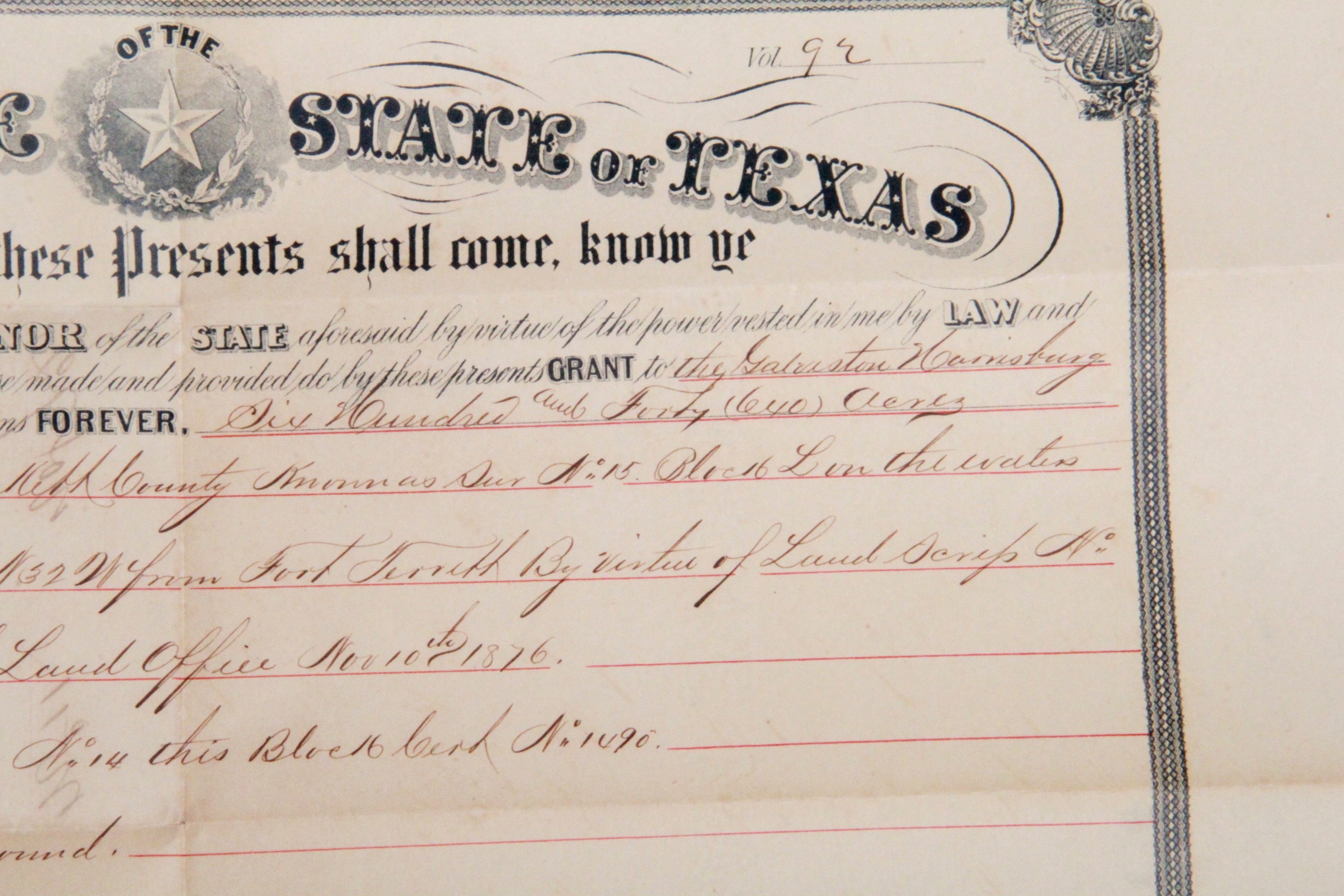 An 1835 Map Of Texas Showing Major Land Grants And Na vrogue.co