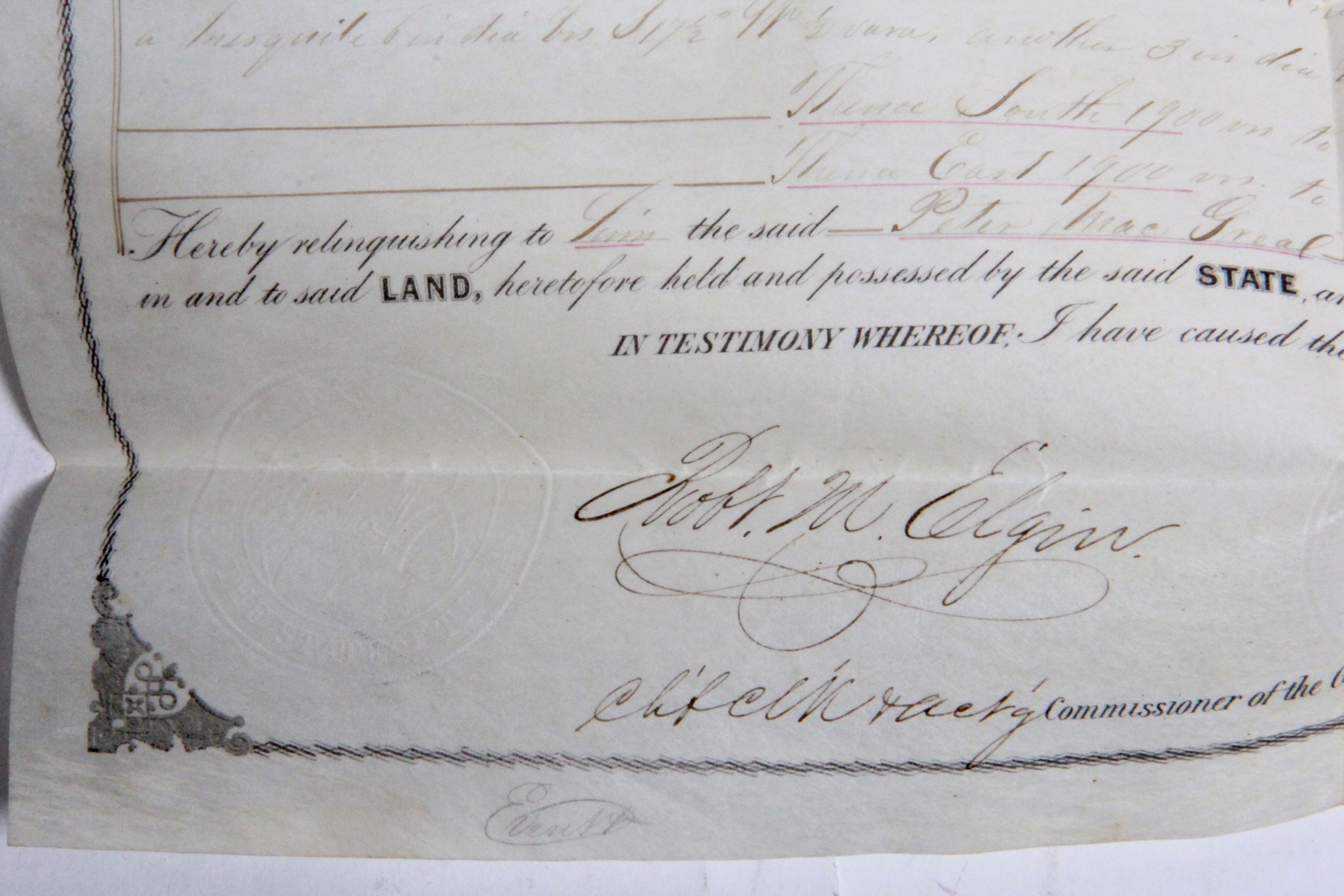 Collection of Texas Land Grants from Mid to Late 1800s EBTH
