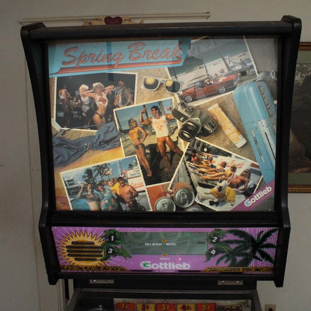 1980s "Spring Break" Pinball Machine EBTH