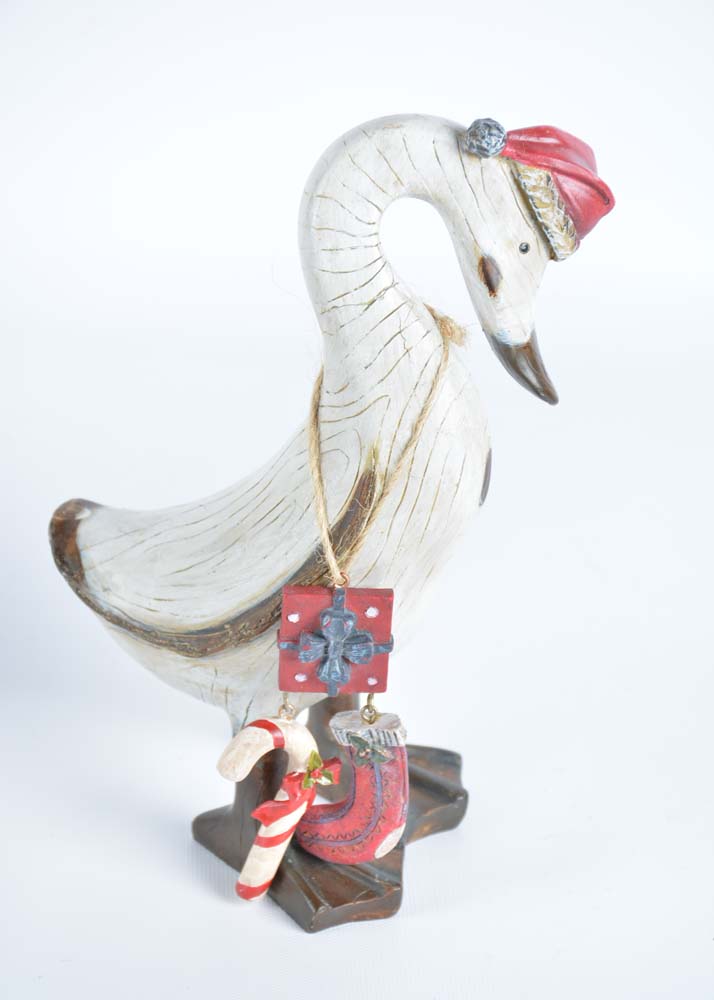 Wooden Christmas Ducks EBTH