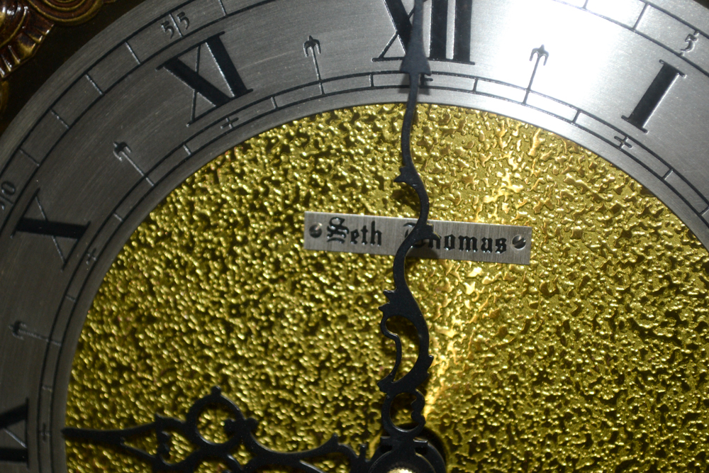 Seth Thomas "Tempus Fugit" Grandmother Clock EBTH