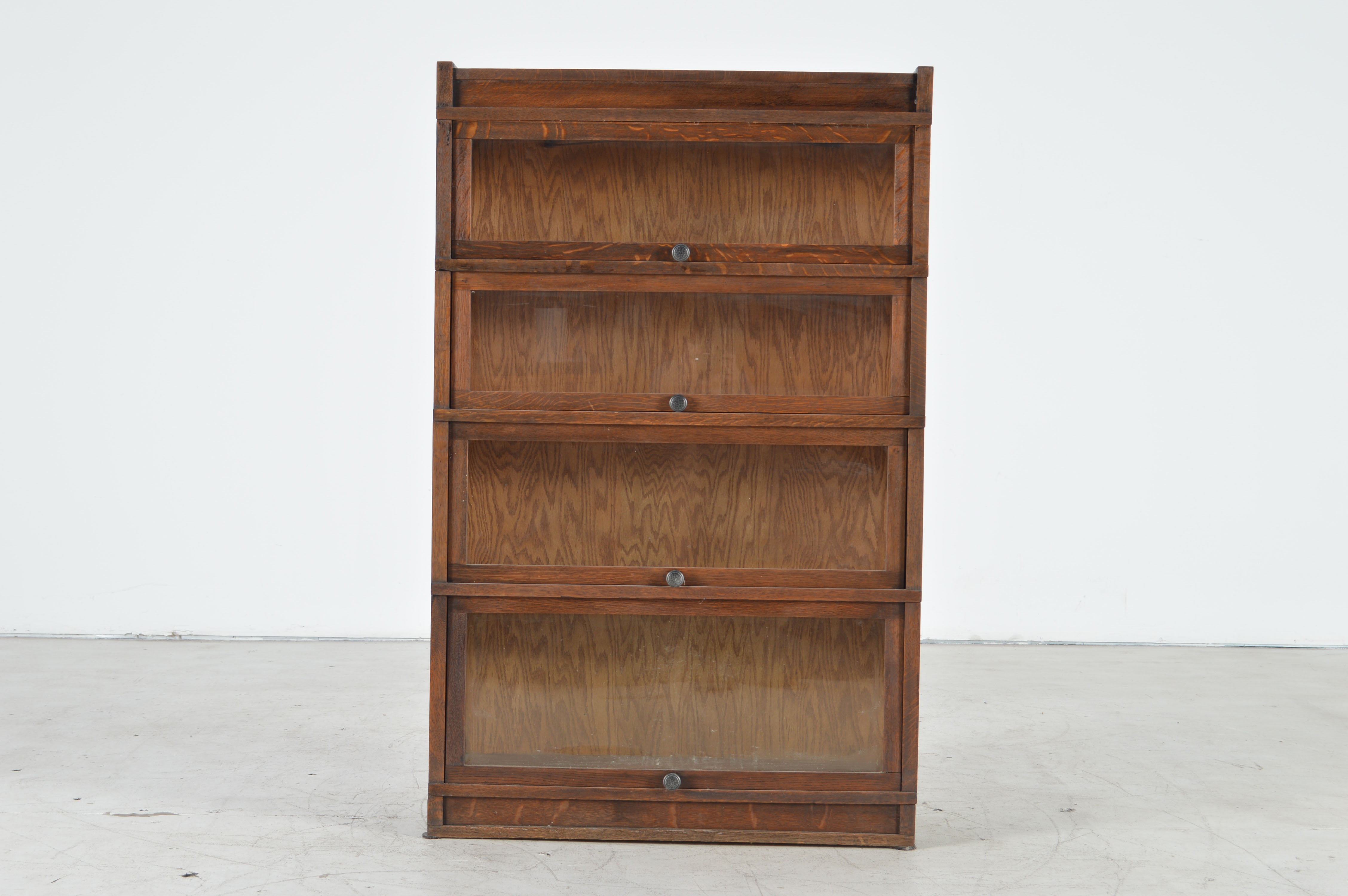 Antique Walnut Barrister Bookcase EBTH