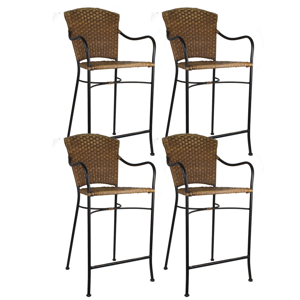 Four Crate & Barrel Bar Stools EBTH