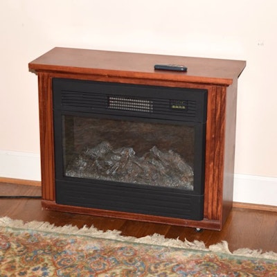 Decorative Glass Fireplace Screen : EBTH