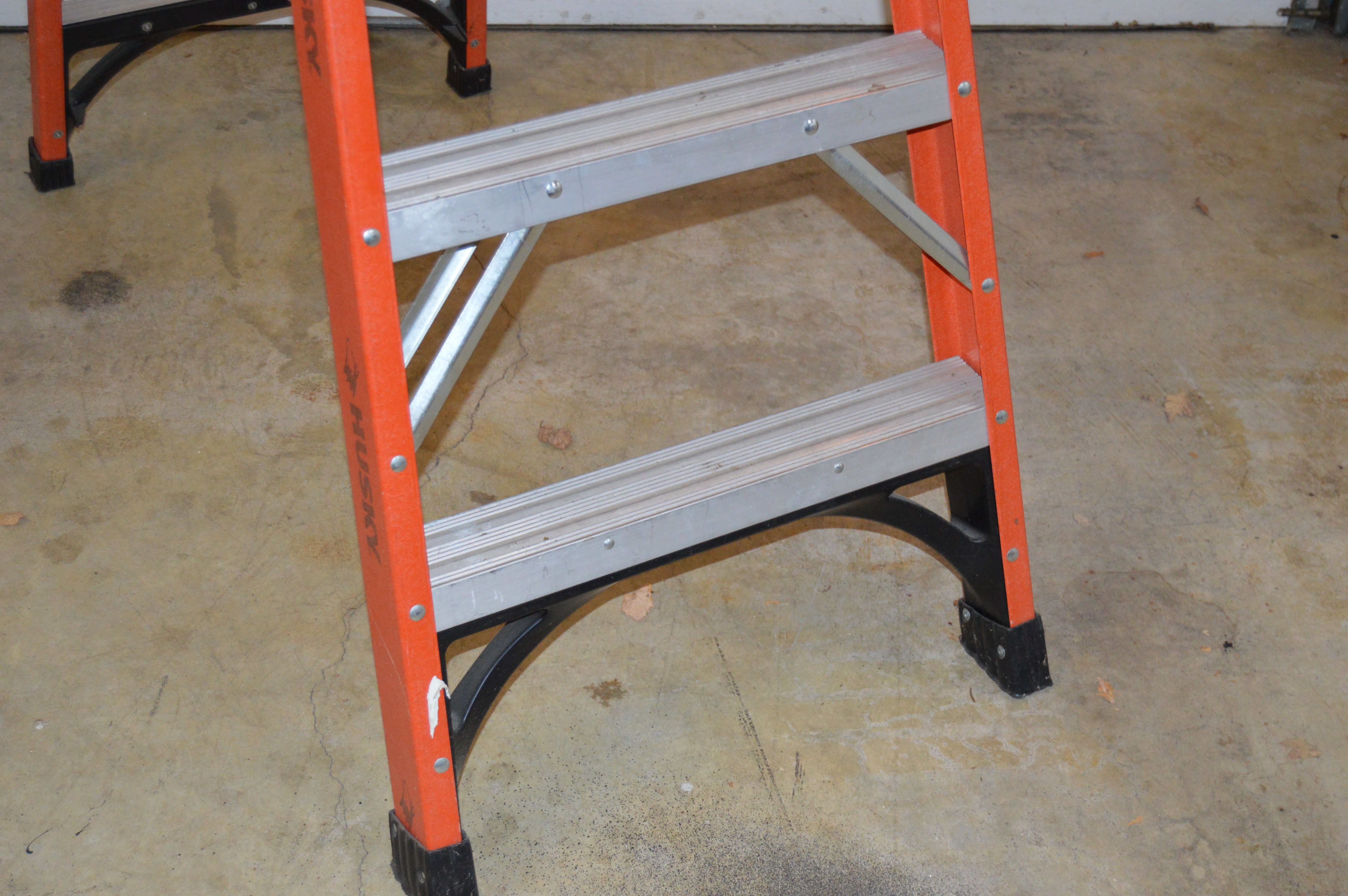 8 Aluminum "Husky" Step Ladder EBTH