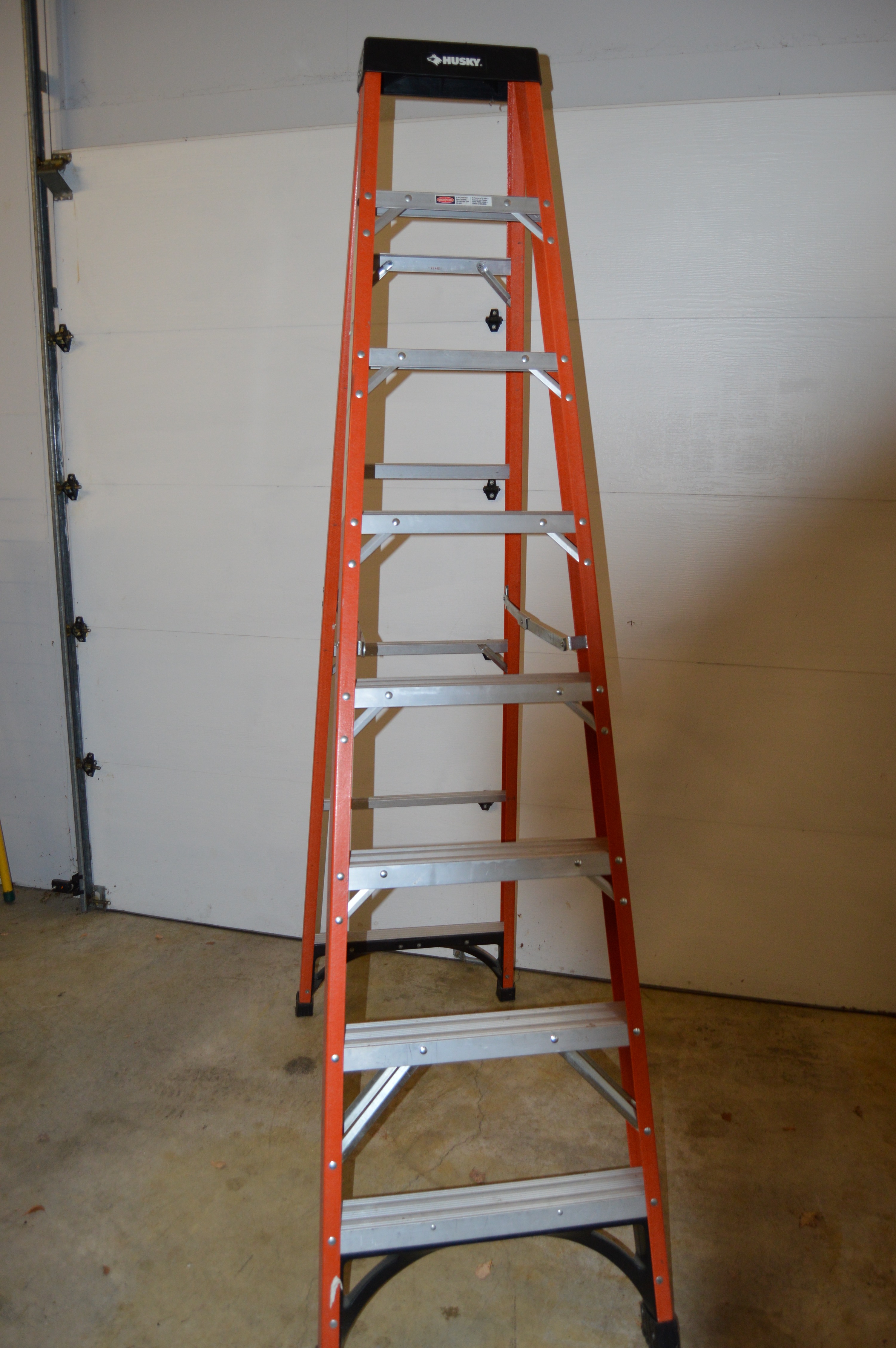8 Aluminum "Husky" Step Ladder EBTH