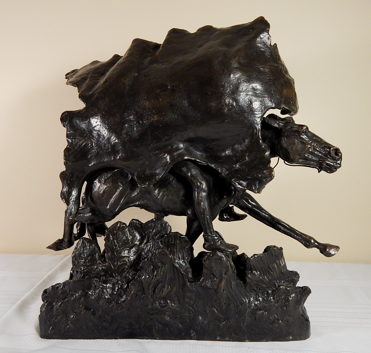 Frederic Remington Recast Bronze Sculpture "The Horse Thief" EBTH