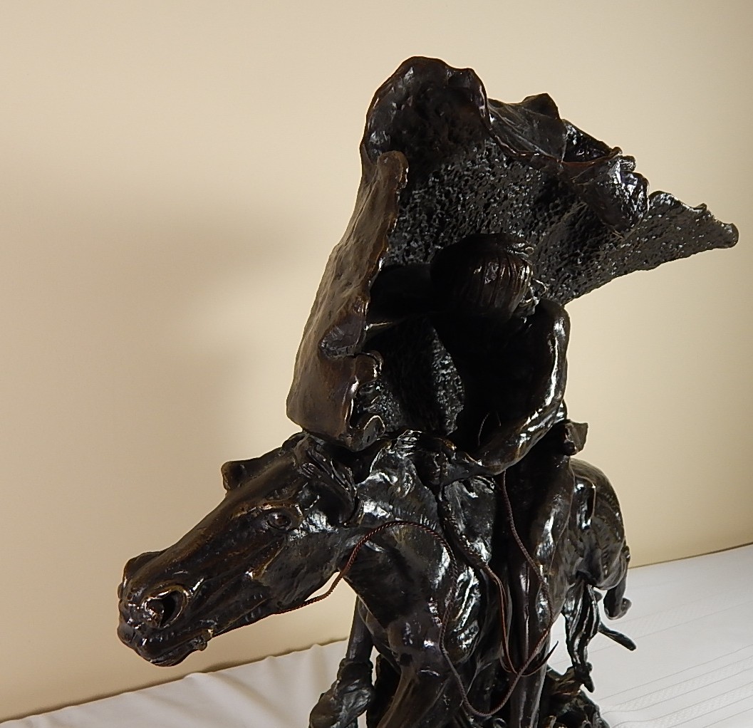Frederic Remington Recast Bronze Sculpture "The Horse Thief" EBTH