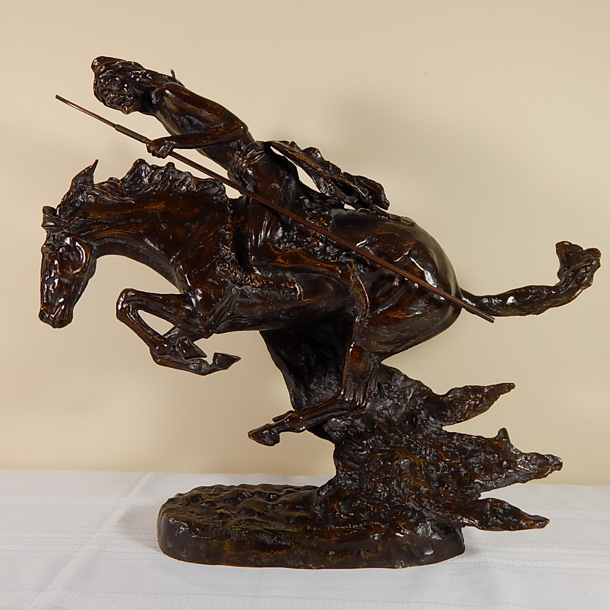 Frederic Remington Bronze Reproduction "Cheyenne" EBTH