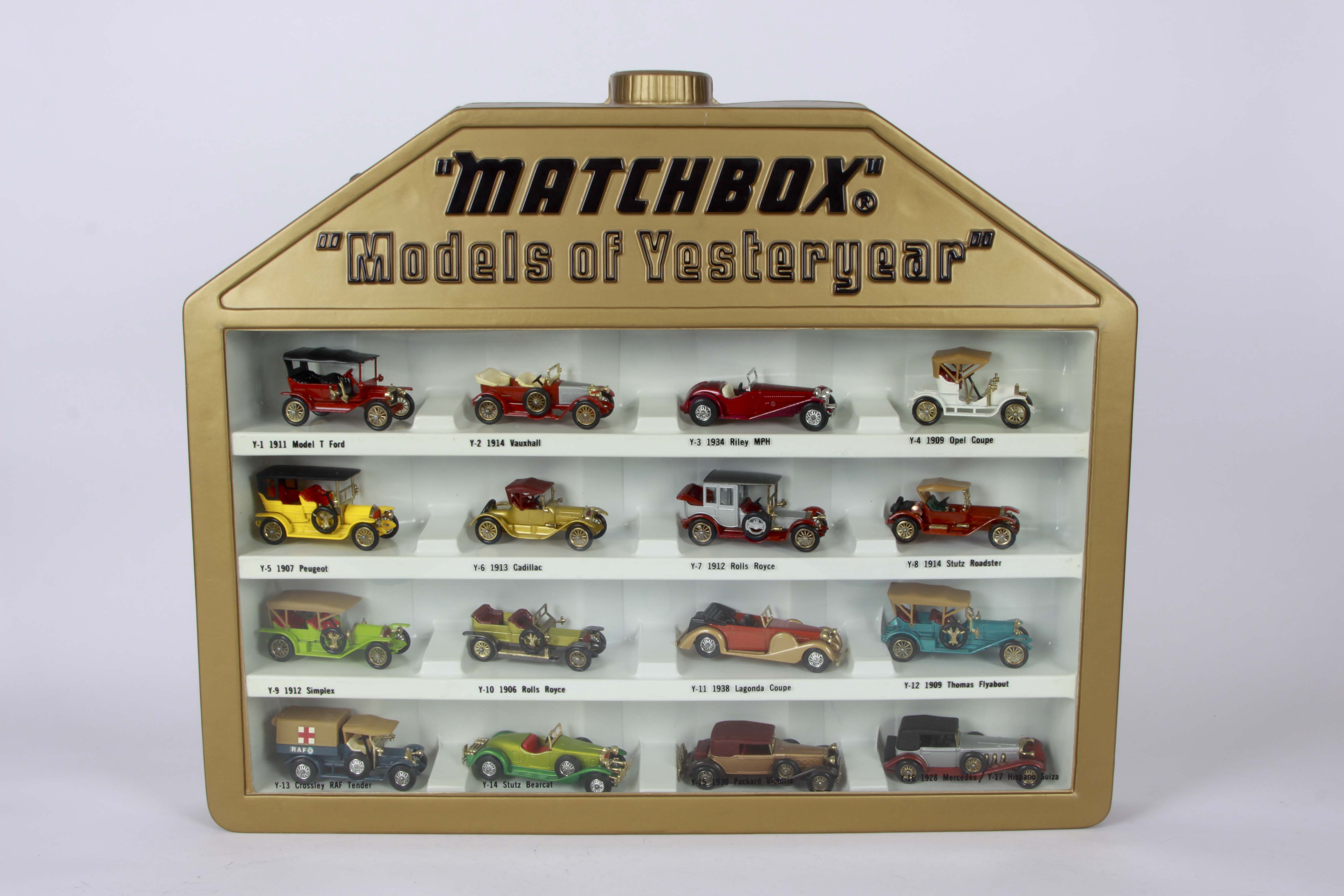 matchbox models of yesteryear display case