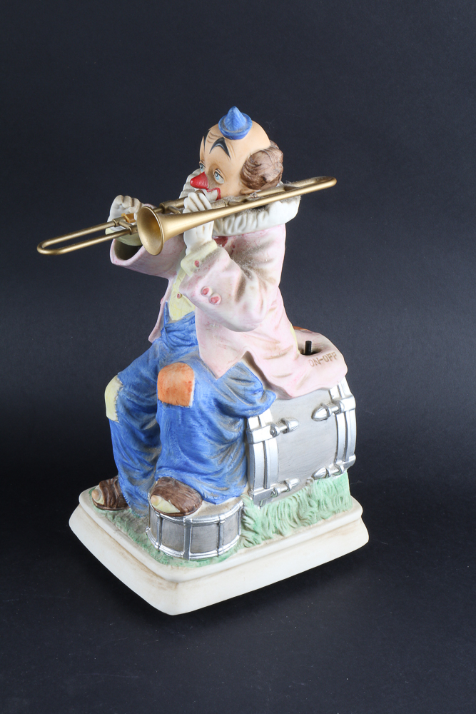 Collection of "Melody In Motion" Porcelain Clown Figurines EBTH