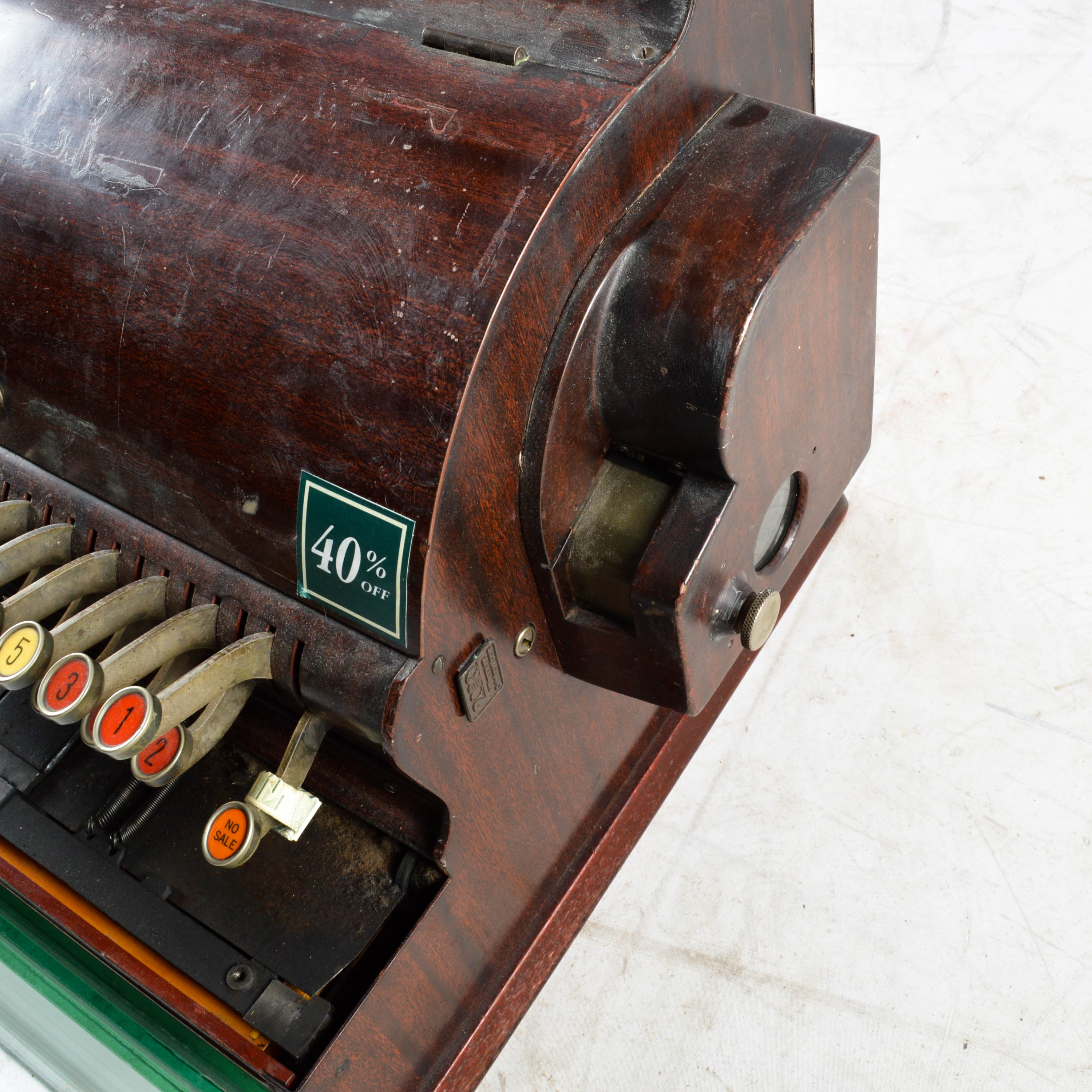 Vintage Wooden National Cash Registers Co. Cash Register EBTH