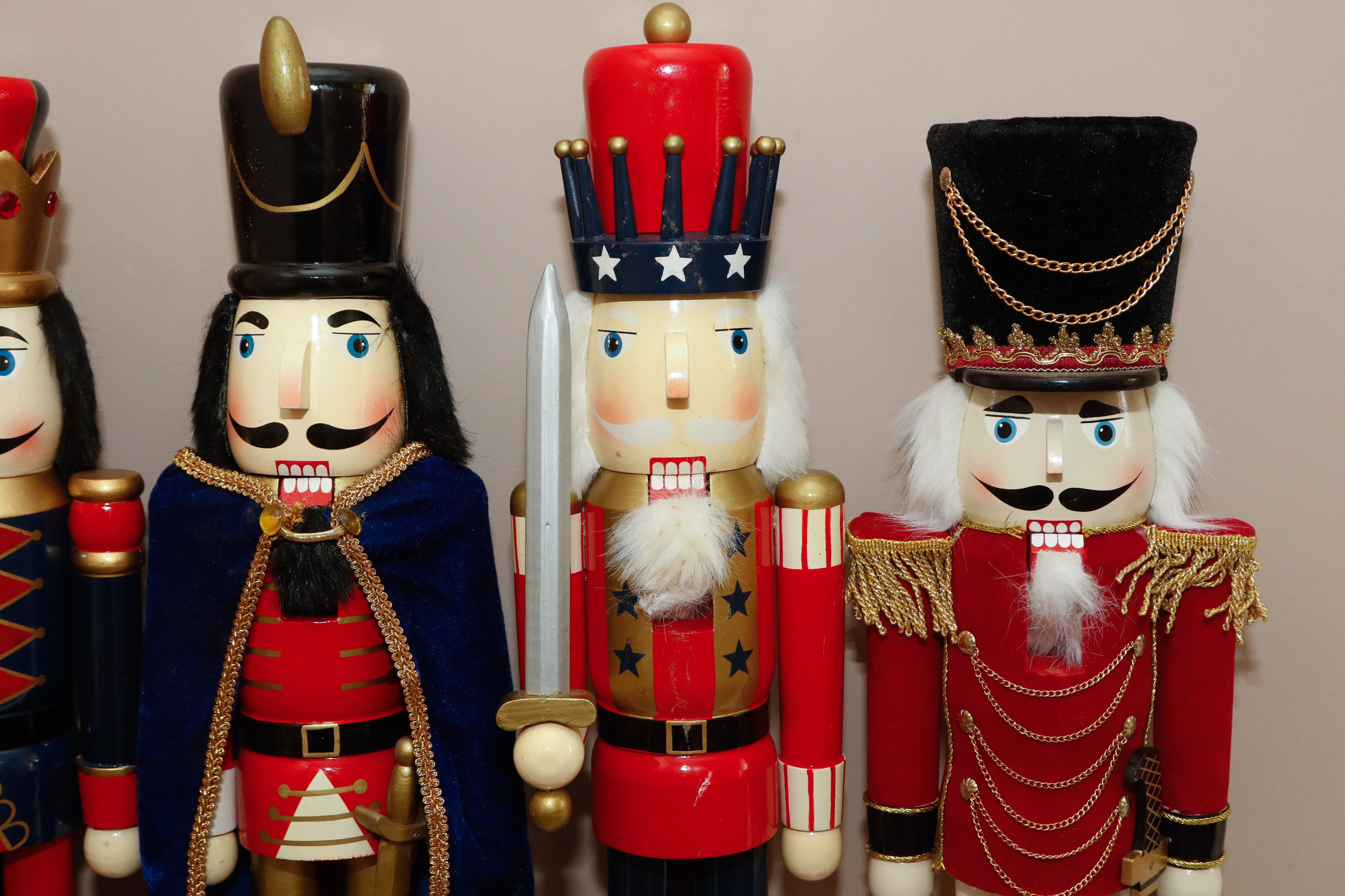 Collection of Handcrafted Wooden Nutcracker Dolls EBTH