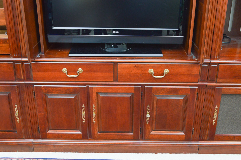 Pennsylvania House Cherry ThreePiece Entertainment Center EBTH