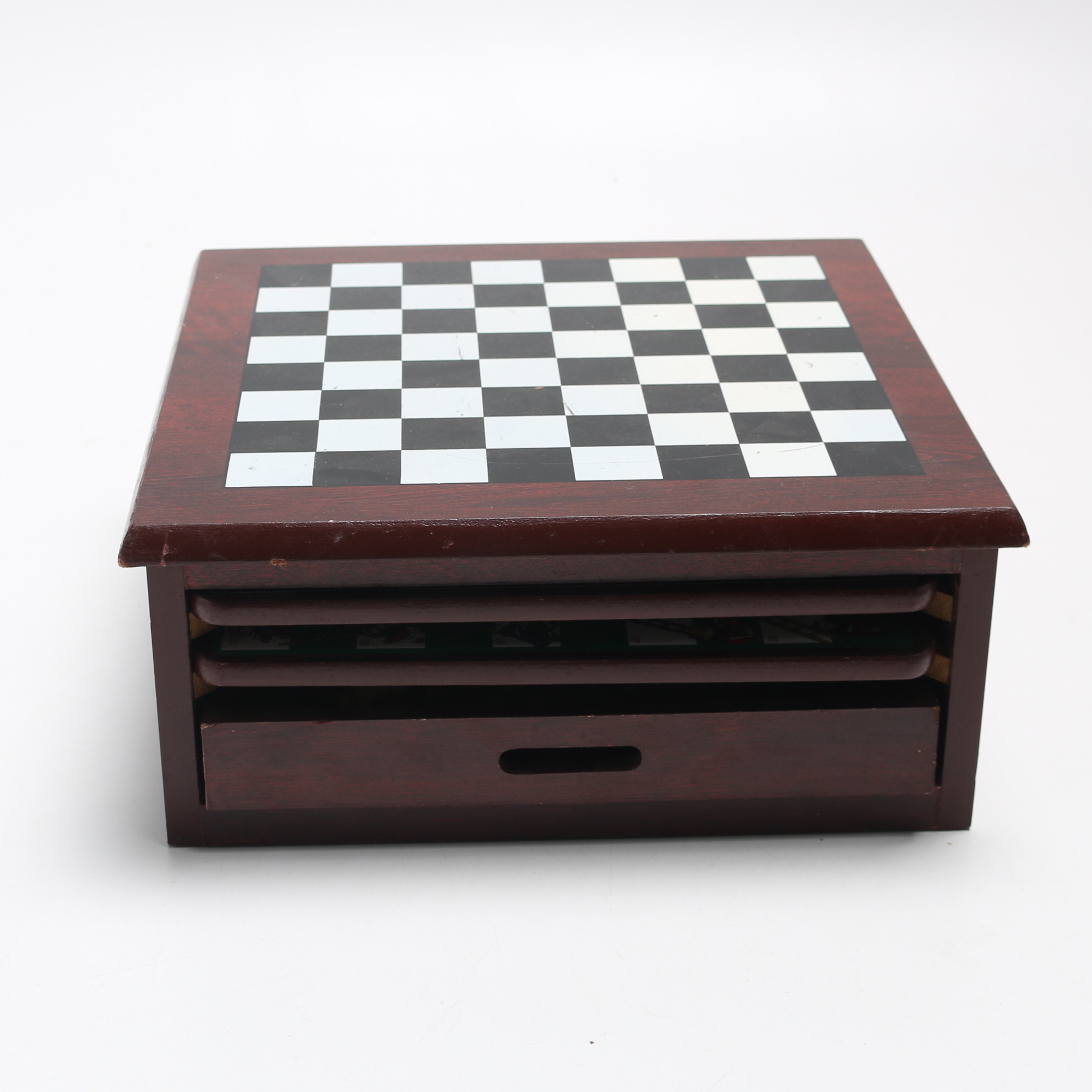 Wooden MultiBoardGame Box EBTH