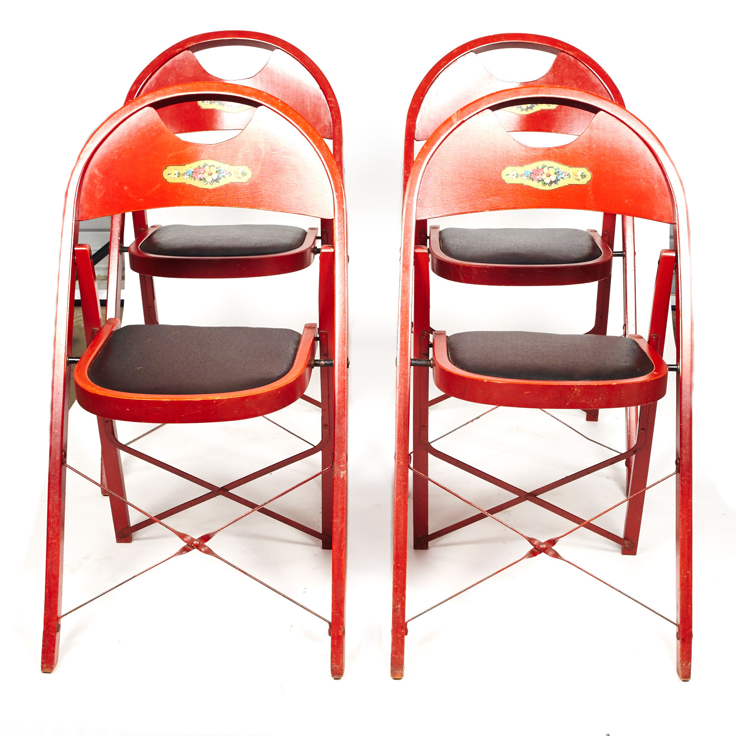 Vintage Solid Kumfort Folding Table and Chairs EBTH