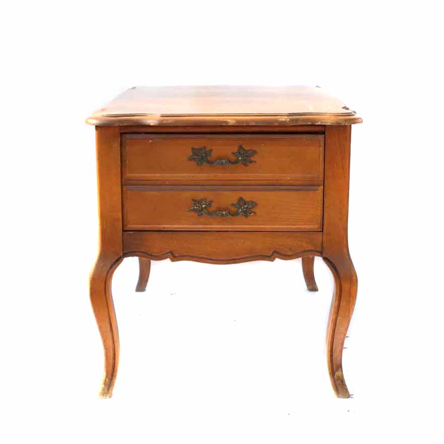 French Provincial Style End Table EBTH