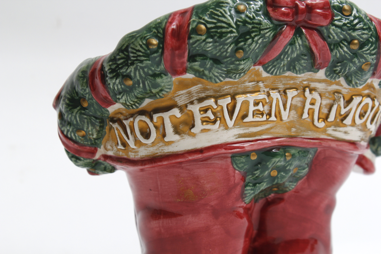 Collection of Fitz & Floyd "Jolly Ole St. Nick" Teapot and Decor EBTH