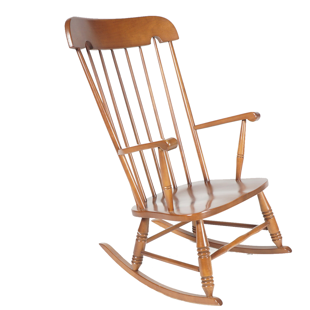 Virginia House Wood Rocker Ebth