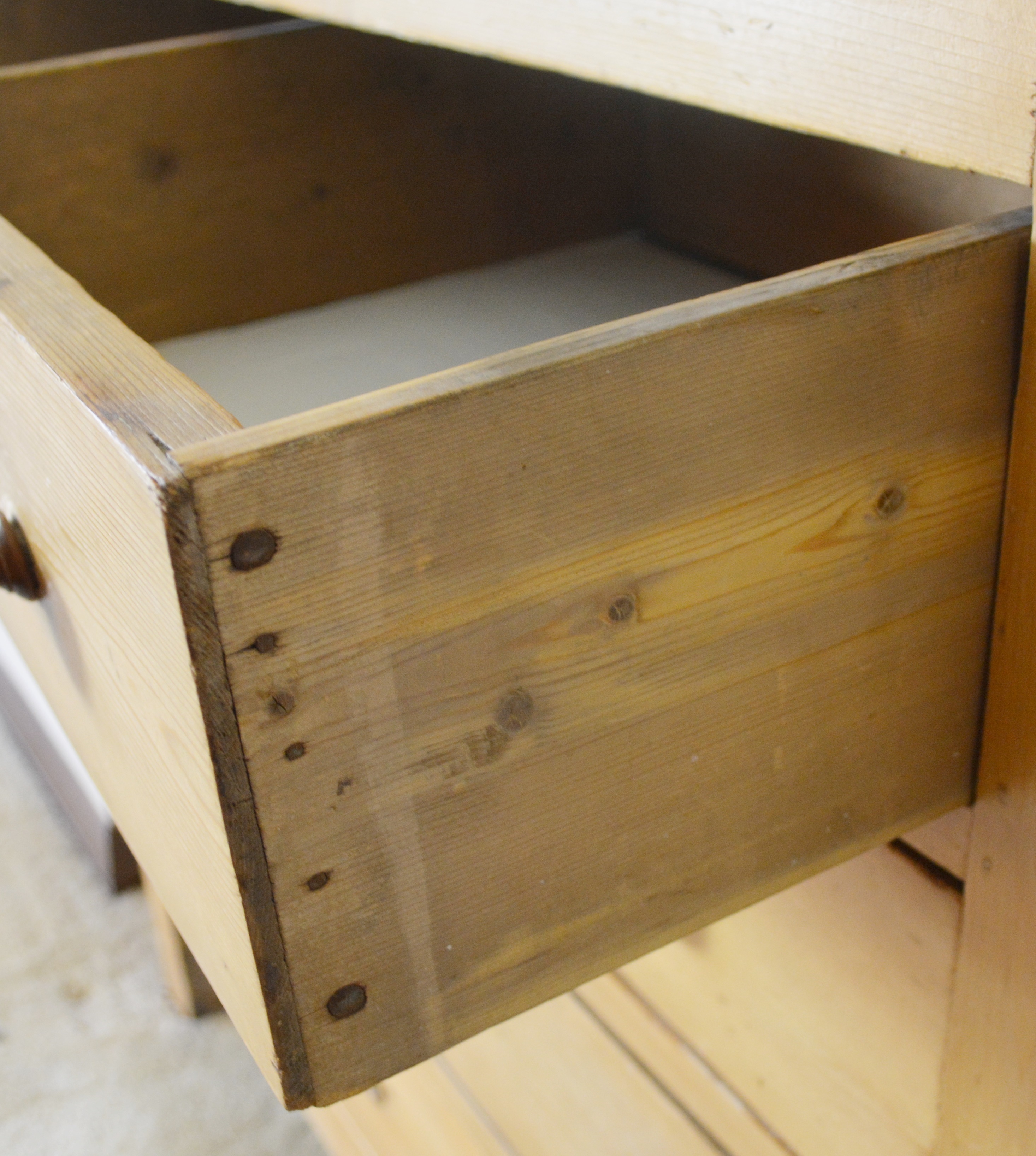 Antique Pine Wood Dresser EBTH