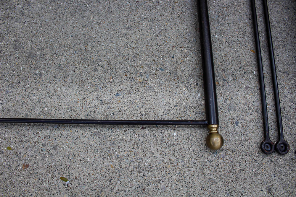 QueenSize Wrought Iron Canopy Bed Frame EBTH